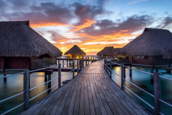 Afbeeldingen van Sonnenuntergang am Meer