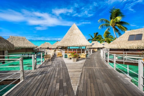 Bild på Urlaub in einem Overwater Bungalow 