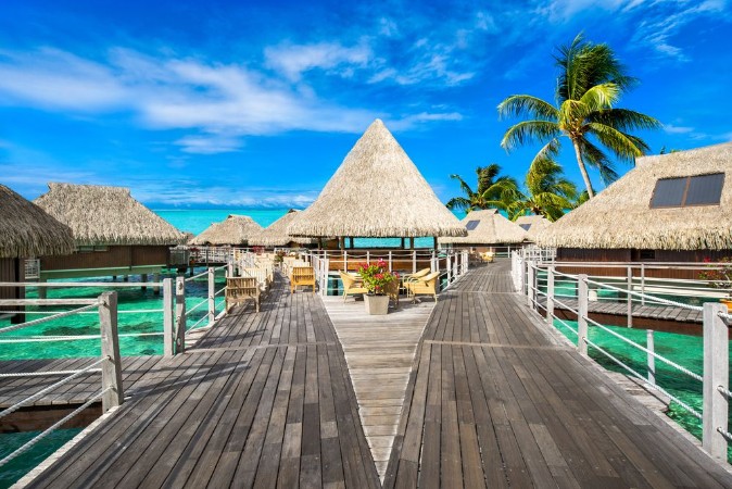 Afbeeldingen van Urlaub in einem Overwater Bungalow 
