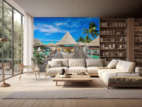 Afbeeldingen van Urlaub in einem Overwater Bungalow 