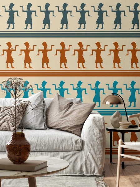 Bild på Tribal art Egyptian ethnic seamless pattern 