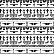 Afbeeldingen van Egyptian vintage ethnic seamless pattern