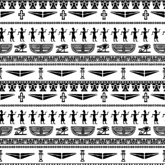 Picture of Egyptian vintage ethnic seamless pattern