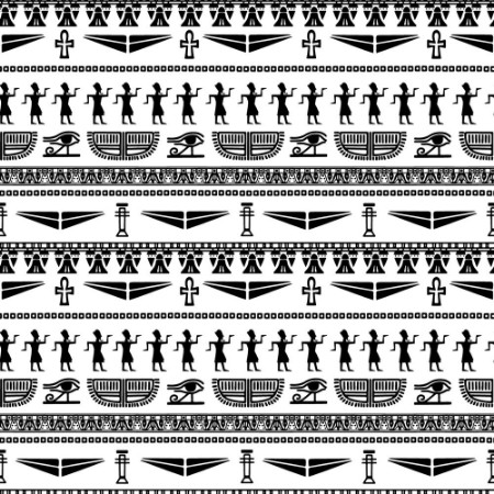 Afbeeldingen van Egyptian vintage ethnic seamless pattern