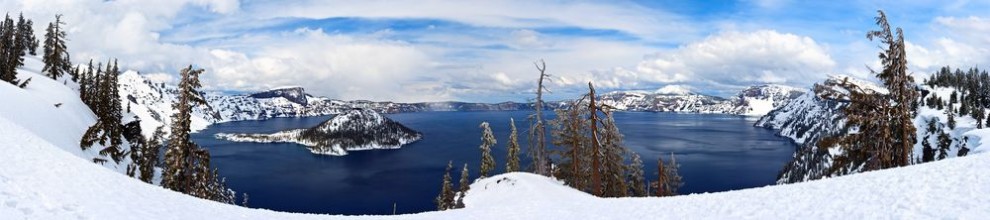 Afbeeldingen van Caldera lake in Crater Lake National Park Oregon  USA