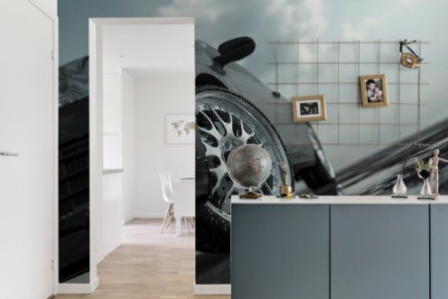 Picture of Car on wet road