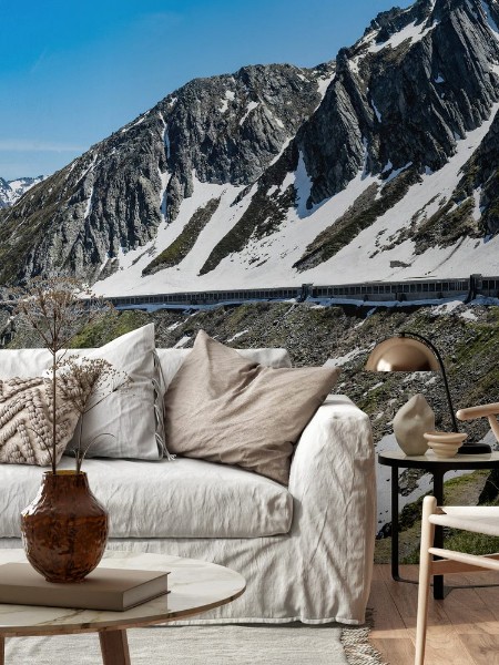 Afbeeldingen van Tunnel am St Gotthard Pass Schweizer Alpen