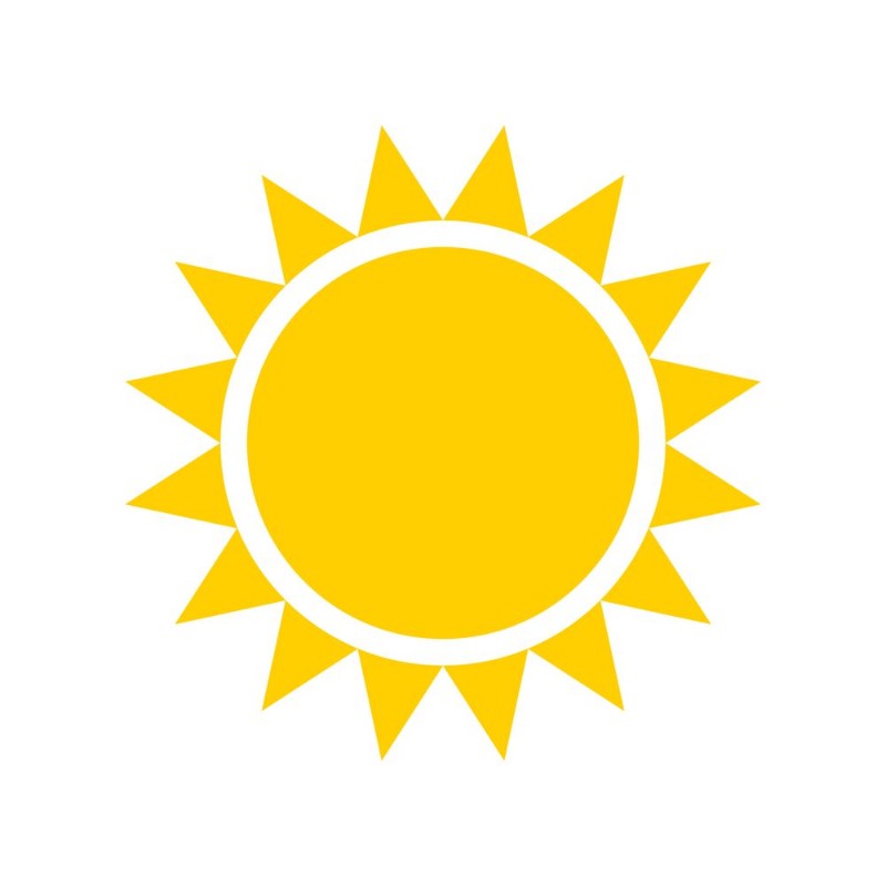 Image de Yellow sun icon