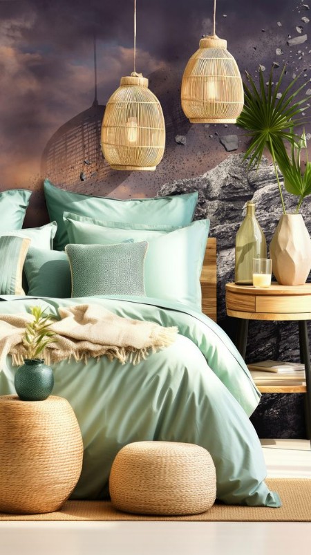 Afbeeldingen van Rock crashing down from cliff