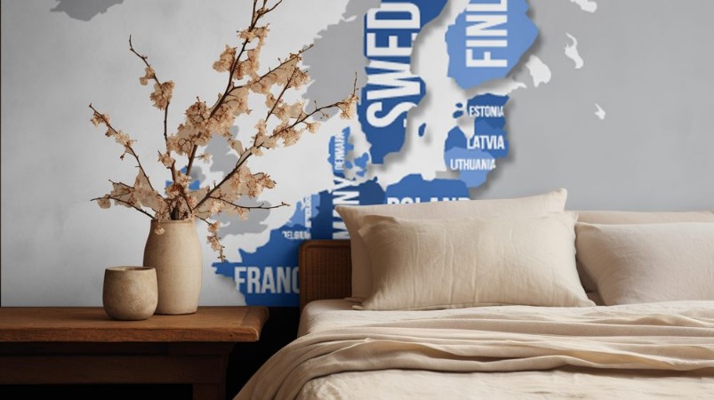 Slika Vector map of European Union Brexit European Union without Uni