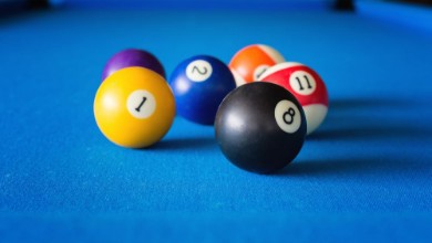 Bild von Colorful pool balls