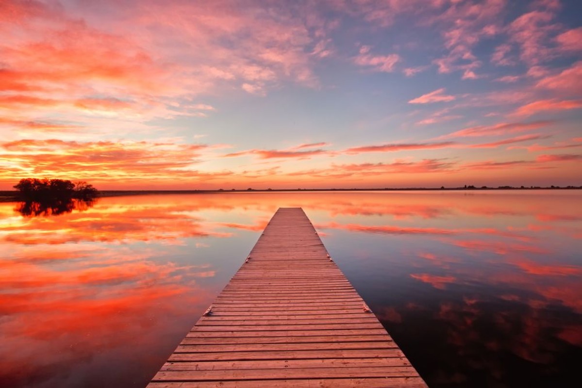 Image de Fishing dock at sunrise