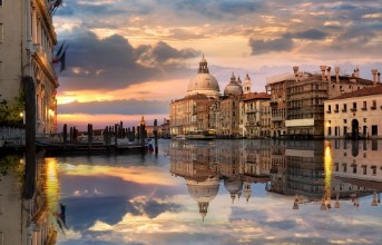Slika Grand Canal at sunset