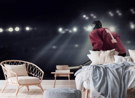 Picture of Woman play hockey   Mixed media