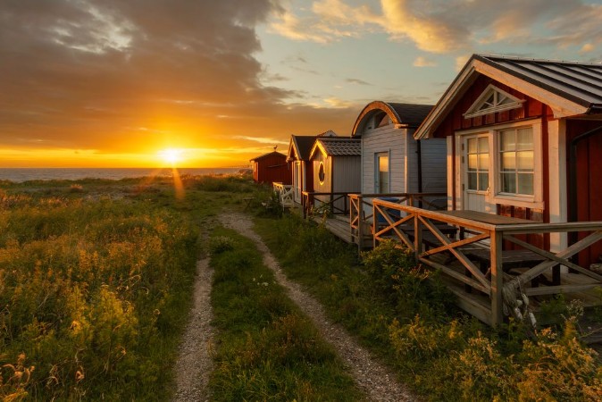 Picture of Hoddor vid klagshamns smbtshamn