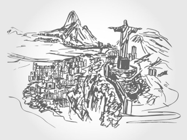 Image de Rio de janeiro city illustration