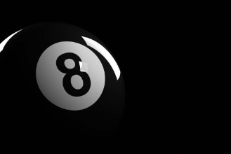 Εικόνα της Pool Ball Number 8 3D Rendering