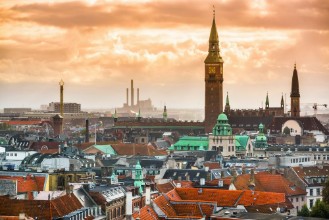 Pilt Copenhagen Denmark Cityscape
