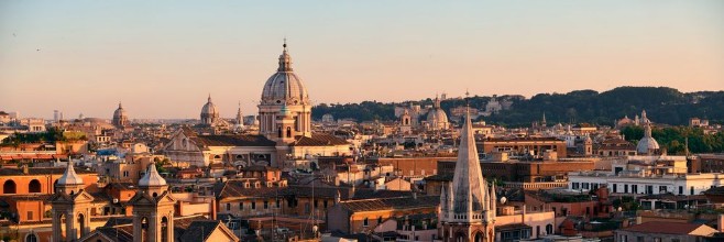 Image de Vue sur les toits de Rome