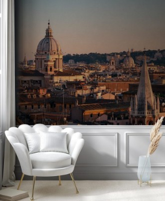 Afbeeldingen van Uitzicht over daken van Rome