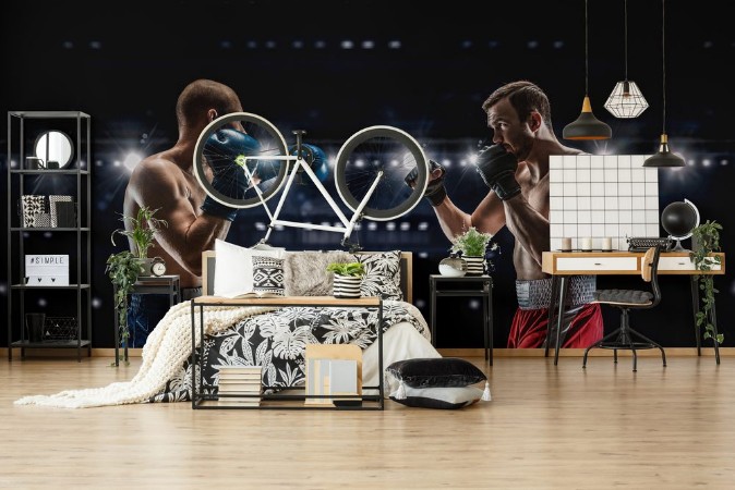 Picture of Professional box match  Mixed media