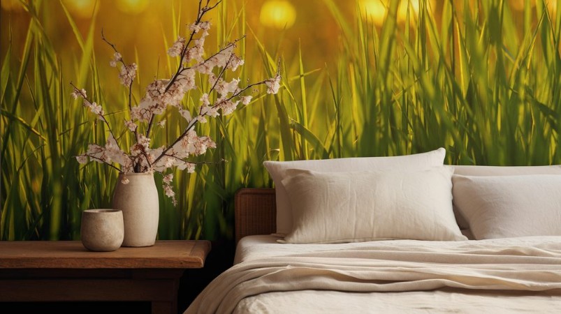 Picture of Green grass background