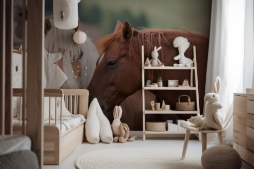 Afbeeldingen van Horses couple portrait South Tyrol Italy