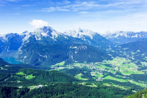 Picture of Watzmann massif in the Bavarian Alps