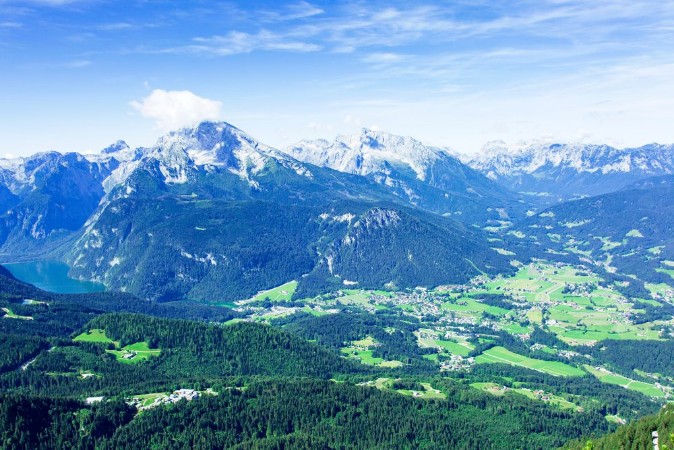 Picture of Watzmann massif in the Bavarian Alps