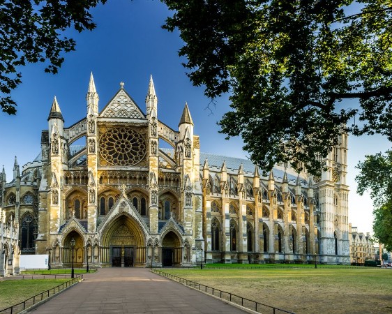 Westminster Abbey in London photowallpaper Scandiwall