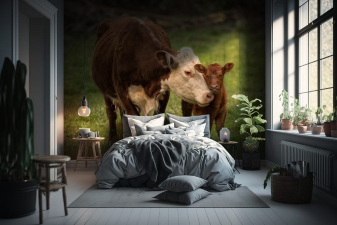 Picture of Ku med kalv