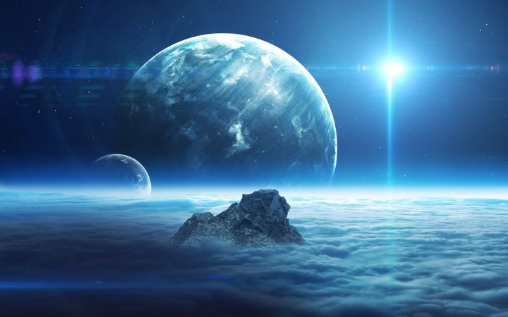 Picture of Infinite space background with nebulas and stars This image elements furnished by NASA