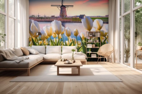 Picture of The famous Dutch windmills