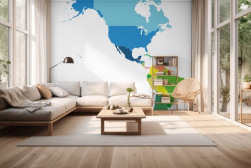 Bild på Map of America continent