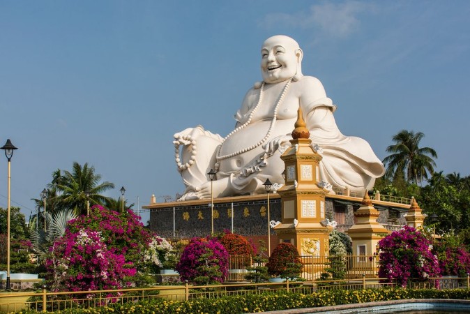 Afbeeldingen van My Tho Buddha der Vinh Trang Pagode