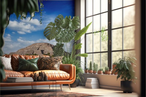 Afbeeldingen van Teotihuacan Pyramids Mexico