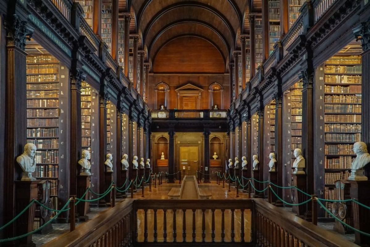 Picture of Book of Kells Library in Dublin Ireland