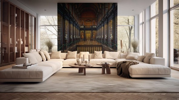 Afbeeldingen van Book of Kells Library in Dublin Ireland