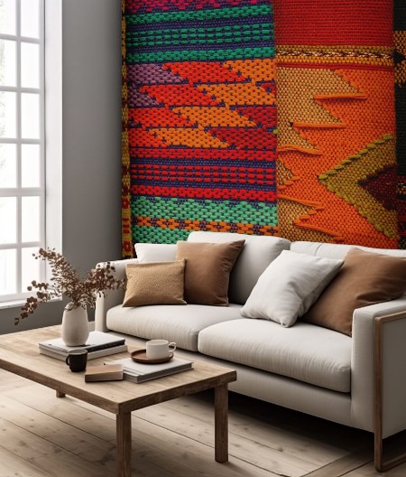 Afbeeldingen van Telas tpicas hechas a mano