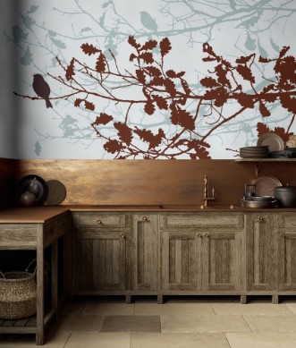 Afbeeldingen van Oak branches in the autumn