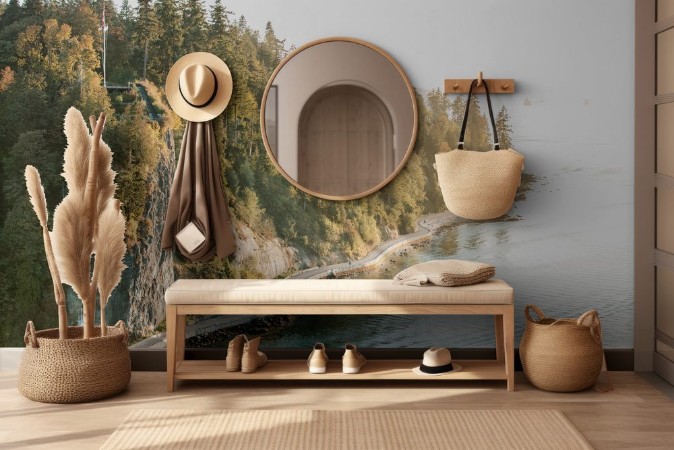 Afbeeldingen van Sunset at Stanley Park Vancouver British Columbia Canada Nature and ocean Coast of Pacific North West Golden Hour