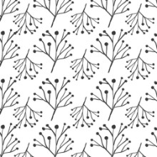 Bild von Pattern ramifications tree with stem and branches vector illustration