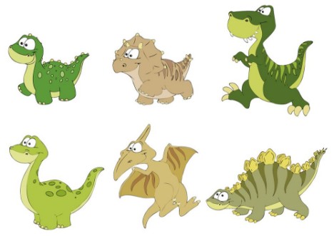 Image de Niedliche Dinosaurier