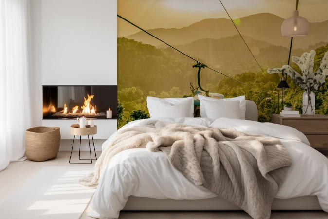 Afbeeldingen van Seilbahn Gondel im Regenwald