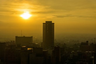 Pilt Bogota Cityscape Sunset