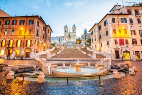 Image de Piazza de spagna in rome italy