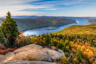 Picture of Lake George from Black Mountain Lookout