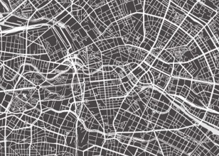 Εικόνα της Vector detailed map Berlin