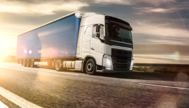 Slika Truck on the road