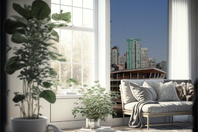 Afbeeldingen van Vancouver Morning Skyline